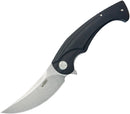 Kubey Scimitar Linerlock Black