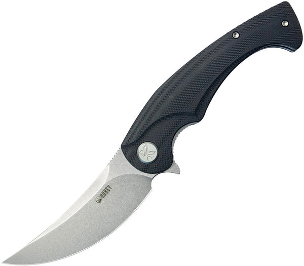 Kubey Scimitar Linerlock Black