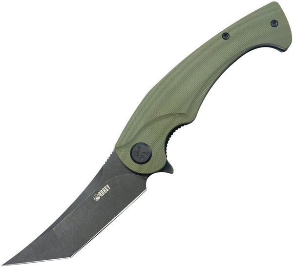 Kubey Scimitar Linerlock Tanto OD