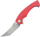 Kubey Scimitar Linerlock Tanto Red