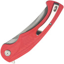 Kubey Scimitar Linerlock Tanto Red