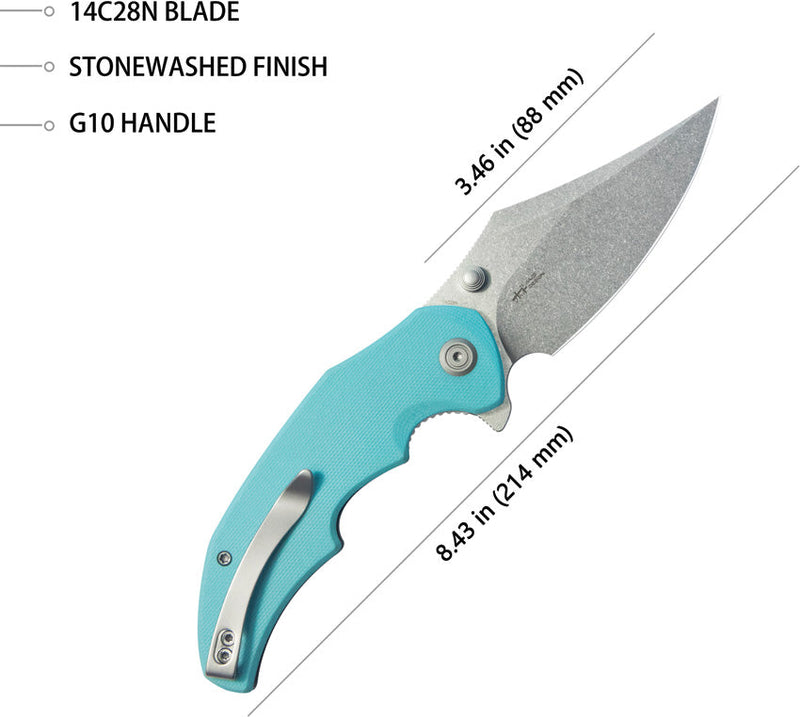 Kubey Ceto Camp Linerlock Blue