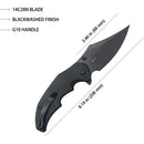 Kubey Ceto Camp Linerlock Blk G10