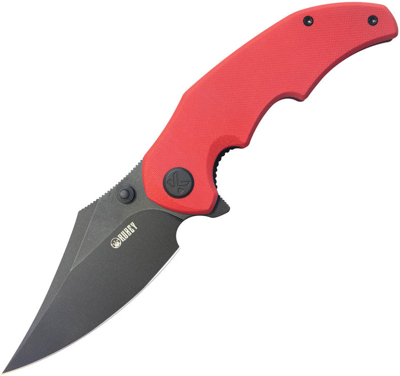 Kubey Ceto Camp Linerlock Red G10