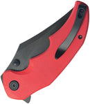 Kubey Ceto Camp Linerlock Red G10