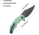 Kubey Ceto Camp Linerlock Jade