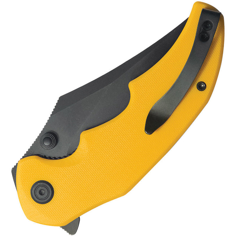 Kubey Ceto Camp Linerlock Yellow