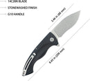 Kubey Timberwolf Linerlock Black