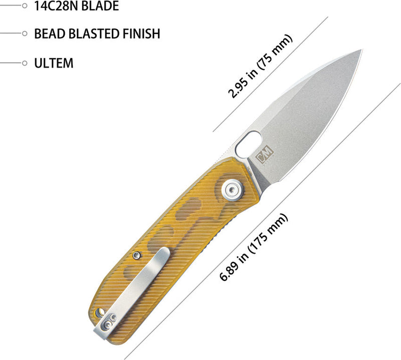 Kubey Hyde Linerlock Ultem