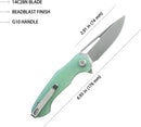 Kubey Dugu Linerlock Jade G10