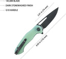 Kubey Dugu Linerlock Jade G10