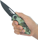 Kubey Dugu Linerlock Camo G10