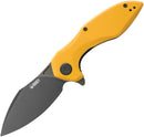 Kubey Noble Linerlock Black Yellow