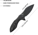 Kubey Noble Linerlock Blackout