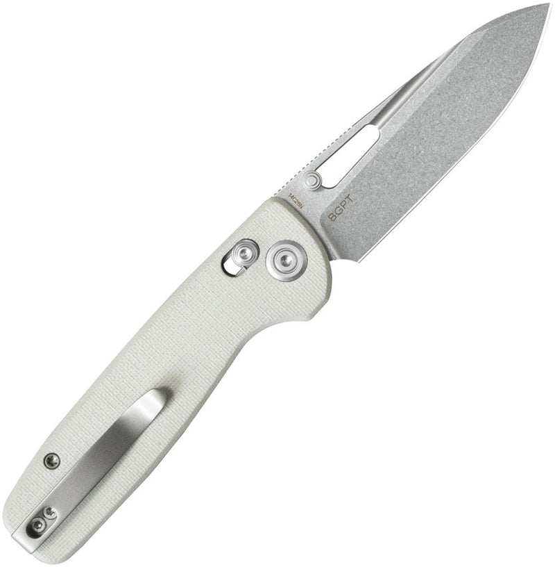 Kubey Bluff Axis Lock White G10