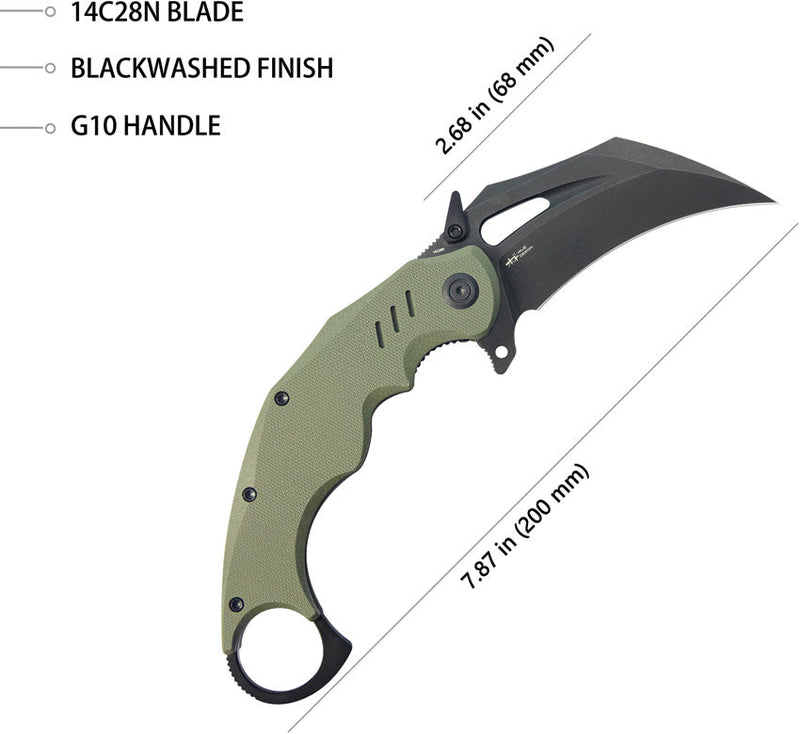 Kubey Wrath Linerlock OD