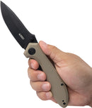 Kubey Ruckus Linerlock Tan