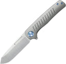 Kubey Steelhead Linerlock Gray Ti