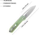 Kubey Royal Linerlock Jade