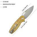 Kubey Tityus Linerlock Ultem