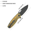 Kubey Tityus Linerlock Ultem