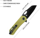 Kubey Duroc Linerlock Yellow