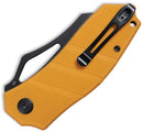 Kubey Ceyx Linerlock Black Yellow