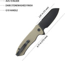 Kubey Creon Button Lock Tan