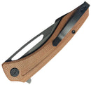 Kubey Merced Linerlock Tan Black