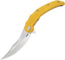 Kubey Wave Crest Linerlock Yellow