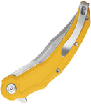 Kubey Wave Crest Linerlock Yellow