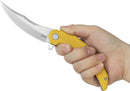 Kubey Wave Crest Linerlock Yellow