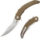 Kubey Wave Crest Linerlock Brn Mic