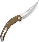 Kubey Wave Crest Linerlock Brn Mic