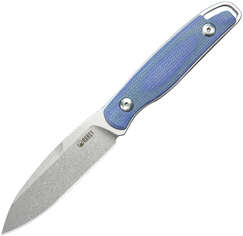 Kubey Dust Devil Fixed Blade Blue