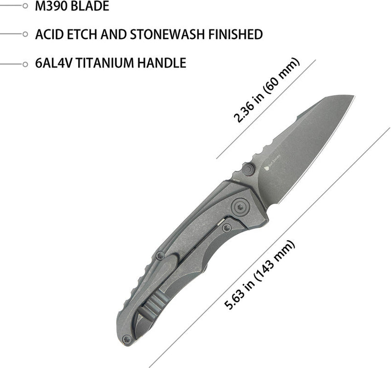 Kubey Steeltle Framelock DSW Ti