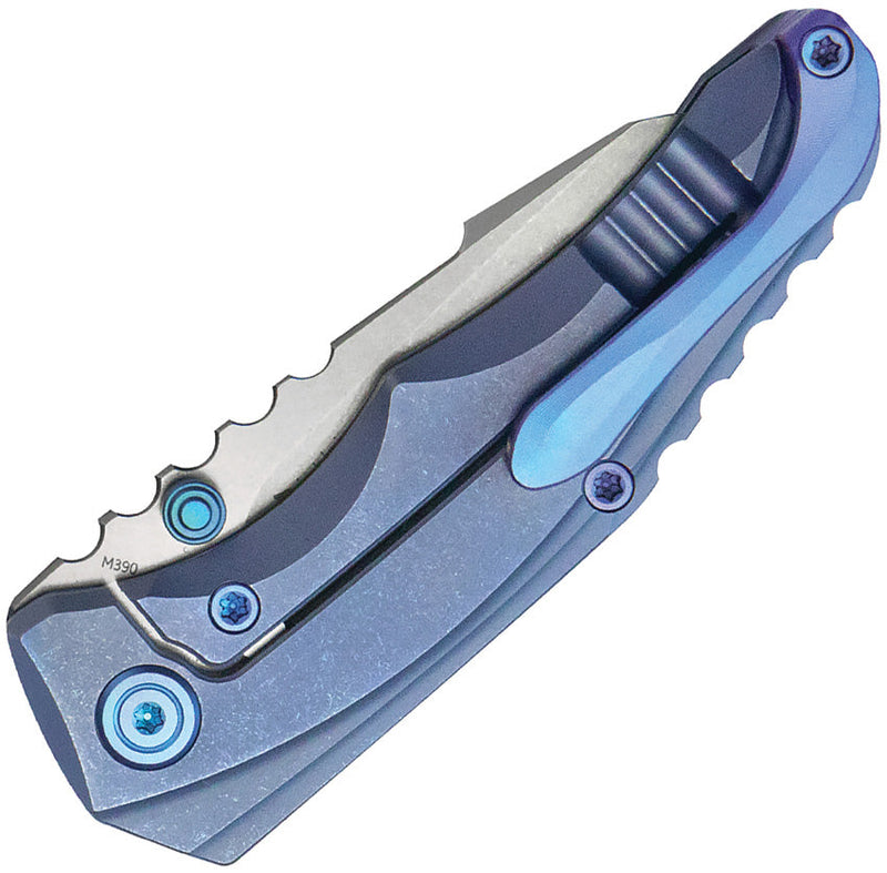 Kubey Steeltle Framelock Blue Ti