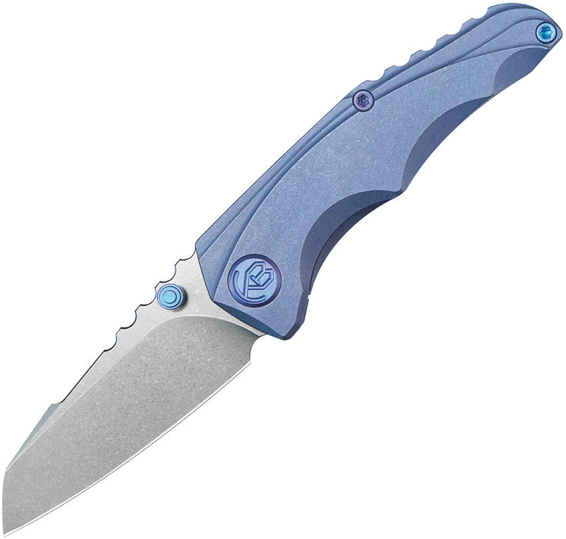 Kubey Steeltle Framelock Blue Ti