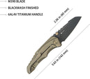 Kubey Steeltle Framelock Bronze Ti