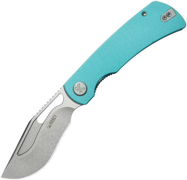 Kubey Gurkha Linerlock Tiff Blue