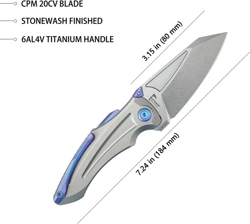 Kubey Sumo Button Lock SW Ti