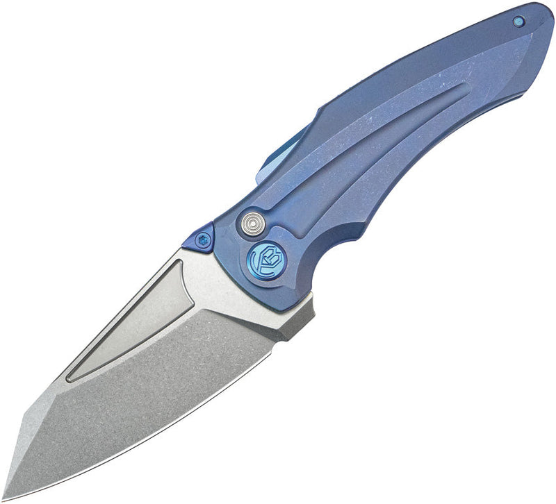 Kubey Sumo Button Lock Blue Ti