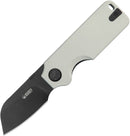 Kubey Boxer Linerlock White G10