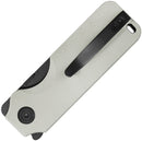 Kubey Boxer Linerlock White G10