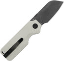 Kubey Boxer Linerlock White G10