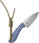 Kubey Bloom Fixed Blade Blue