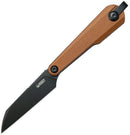 Kubey Yag Fixed Blade Black Brown