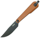 Kubey Yag Fixed Blade Black Brown