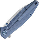 Kubey Whammy Framelock Ti Blue