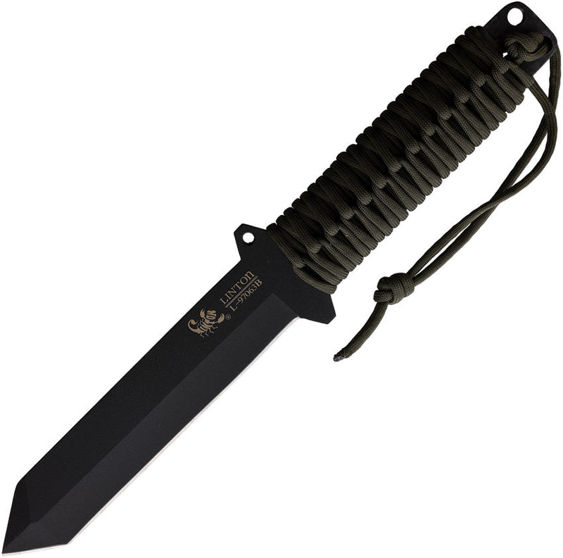 Linton Cutlery Cord Wrapped Fixed Blade